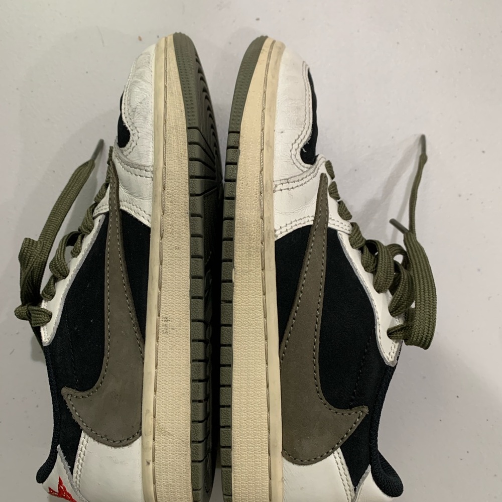 Nike Kids Travis Scott Sneakers Black and Olive